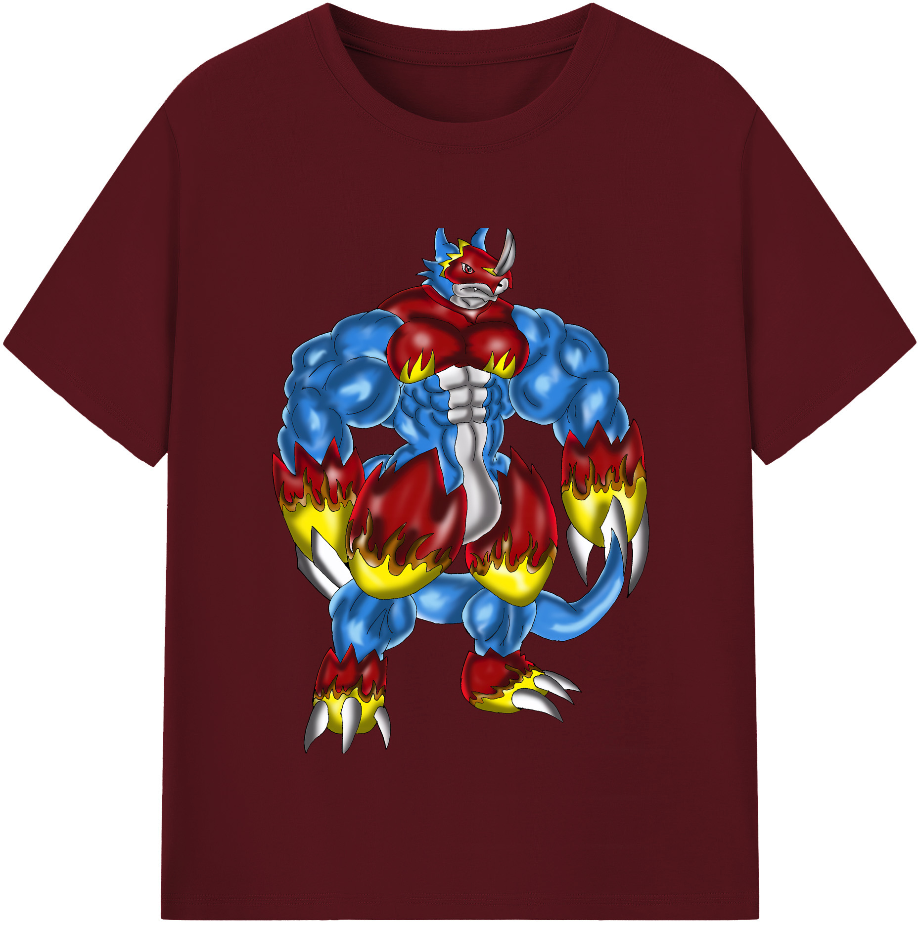 （画像用） Digimon デジタルモンスター/デジモン 綿100％半袖Tシャツ（フロントプリント）